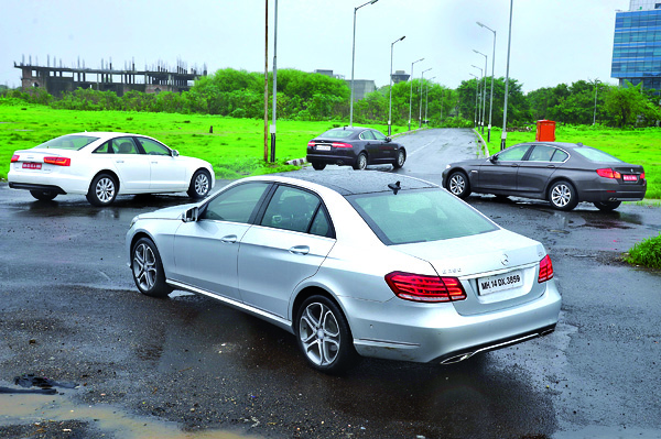 Mercedes Benz E 250 CDI vs Jaguar XF 2.2D vs Audi A6 2.0TDI vs BMW 520d - Image 1